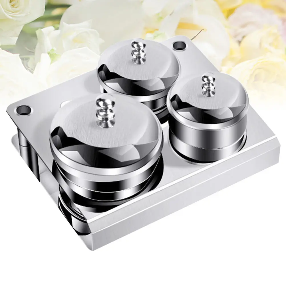 3Pcs Nail Art Cups Stainless Steel Resistant Mini Acrylic Liquid Powder Container Nail Salon Use Portable Durable
3Pcs Nail Art Cups Stainless Steel Resistant Mini Acrylic Liquid Powder Container Nail Salon Use Portable Durable