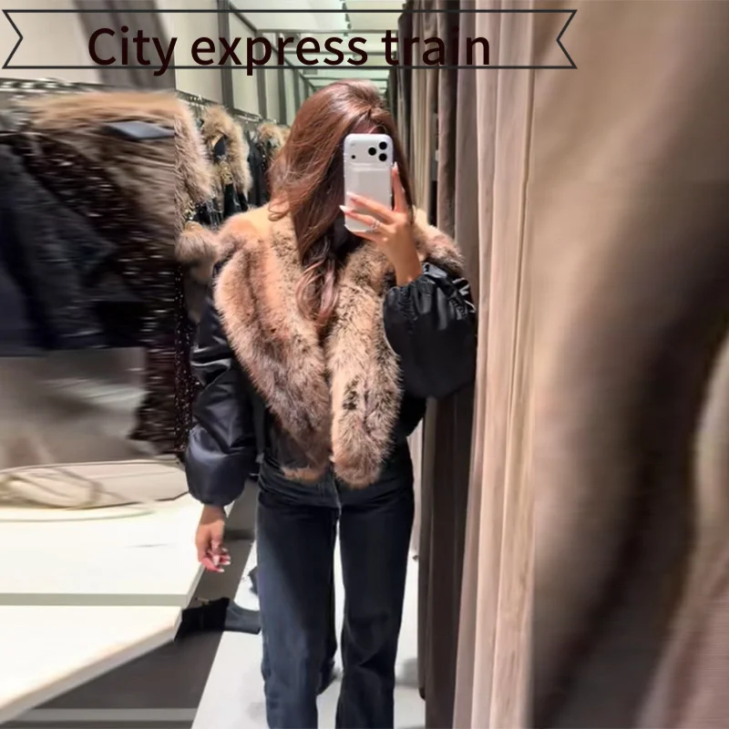 Модный укороченный кардиган с поясом, приталенный зимний свитер с большим меховым воротником, свободный крой, из полиэстеровой ткани
Модный укороченный кардиган с поясом, приталенный зимний свитер с большим меховым воротником, свободный крой, из полиэстеровой ткани