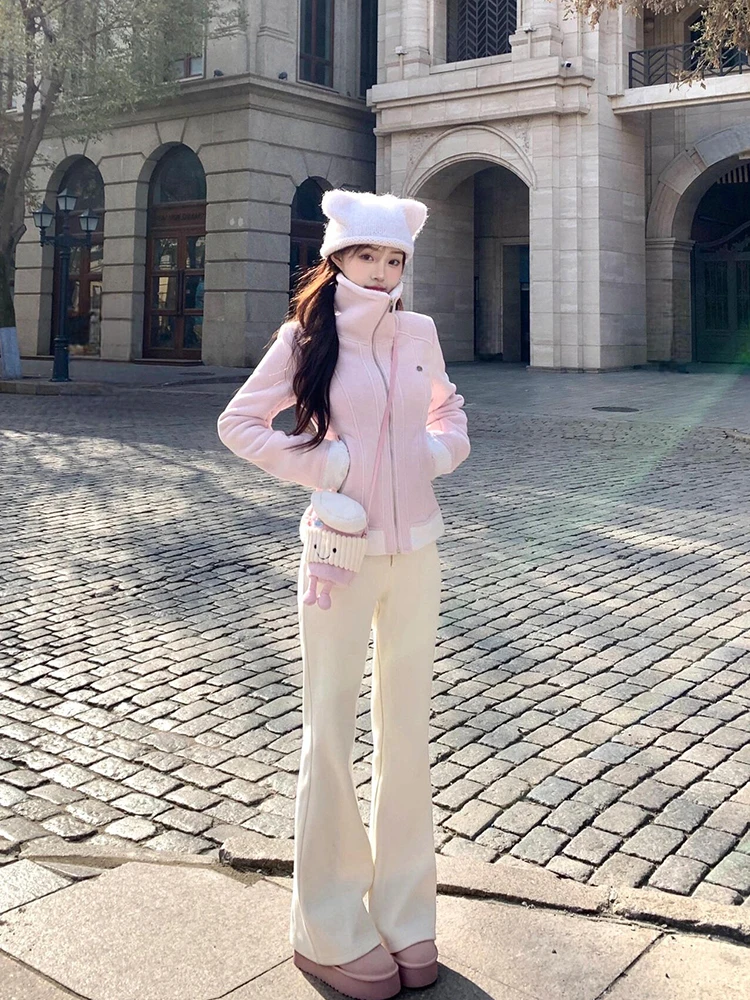 White High Waist Slim Fit Micro Flared Casual Pants Women's Spring Versatile Skinny Long Pants Dragging Floor Hoof
White High Waist Slim Fit Micro Flared Casual Pants Women's Spring Versatile Skinny Long Pants Dragging Floor Hoof