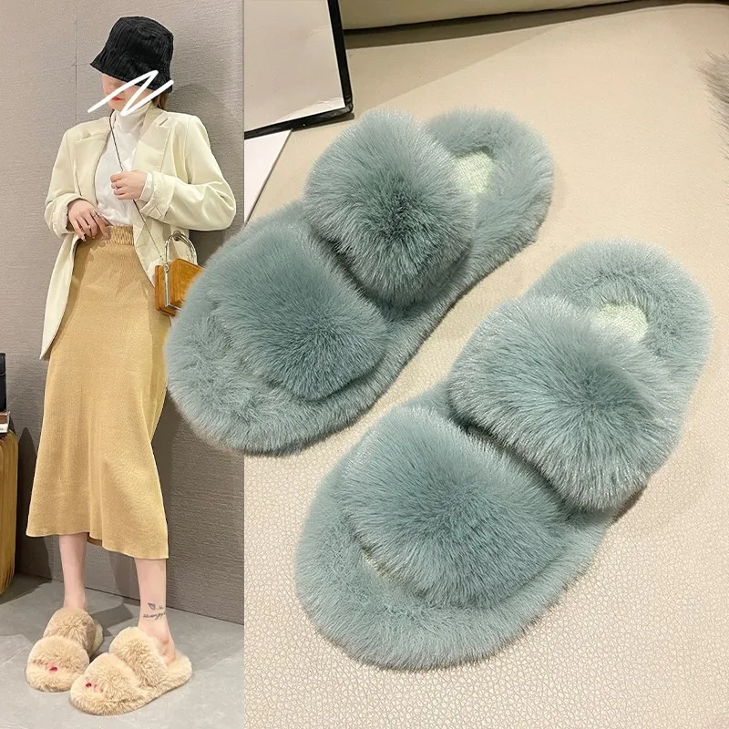 Меховые тапочки для женщин, интернет-стиль знаменитостей, нескользящие домашние тапочки на толстой подошве на плоской подошве, хлопковые тапочки, плюшевая обувь
Меховые тапочки для женщин, интернет-стиль знаменитостей, нескользящие домашние тапочки на толстой подошве на плоской подошве, хлопковые тапочки, плюшевая обувь