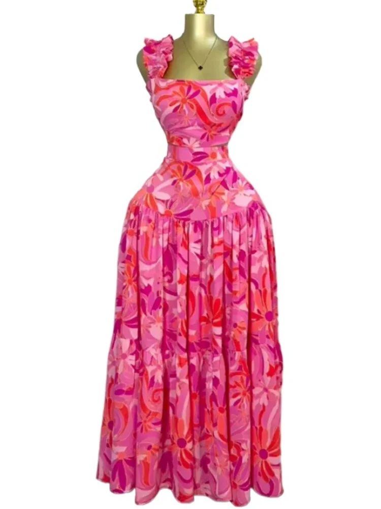 2025NEW Women Sets Sleeveless Floral Printed Vest +Long Skirts Sets 2025 Summer Beach Sexy Night Party Two 2 Piece Set Outfits
2025NEW Women Sets Sleeveless Floral Printed Vest +Long Skirts Sets 2025 Summer Beach Sexy Night Party Two 2 Piece Set Outfits