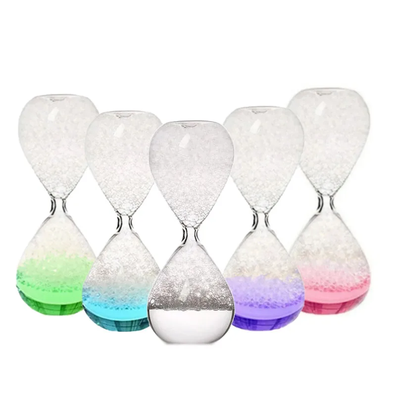 2024 Glass Bubble Hourglass Irregular Home Desktop Decorative Crafts Liquid foam Water Drift Bottle Funny Sandglass Holiday Gift
2024 Glass Bubble Hourglass Irregular Home Desktop Decorative Crafts Liquid foam Water Drift Bottle Funny Sandglass Holiday Gift