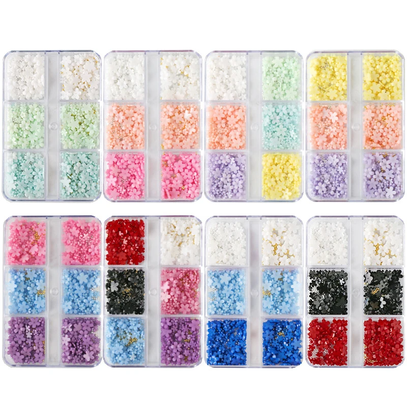Nail Art Mini Flower Pearl Steel Balls Mixed Multicolor Various Sizes Resin Nail Charms High Quality Decoration
Nail Art Mini Flower Pearl Steel Balls Mixed Multicolor Various Sizes Resin Nail Charms High Quality Decoration