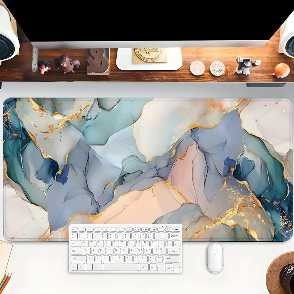 Коврик для мыши с мраморным узором XXL, игровой коврик для мыши, резиновая основа с прошитыми краями, нескользящий настольный коврик, компьютерные большие настольные аксессуары
Коврик для мыши с мраморным узором XXL, игровой коврик для мыши, резиновая основа с прошитыми краями, нескользящий настольный коврик, компьютерные большие настольные аксессуары