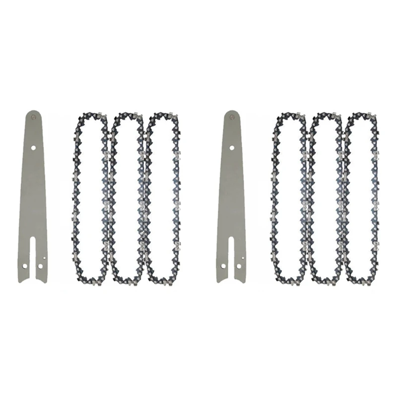 2Pcs 1/4 Chainsaw Chain Guide 6 Inch Electric Saw Mini Chainsaw Logging Blade Pruning Chain Saw Chain Accessories
2Pcs 1/4 Chainsaw Chain Guide 6 Inch Electric Saw Mini Chainsaw Logging Blade Pruning Chain Saw Chain Accessories