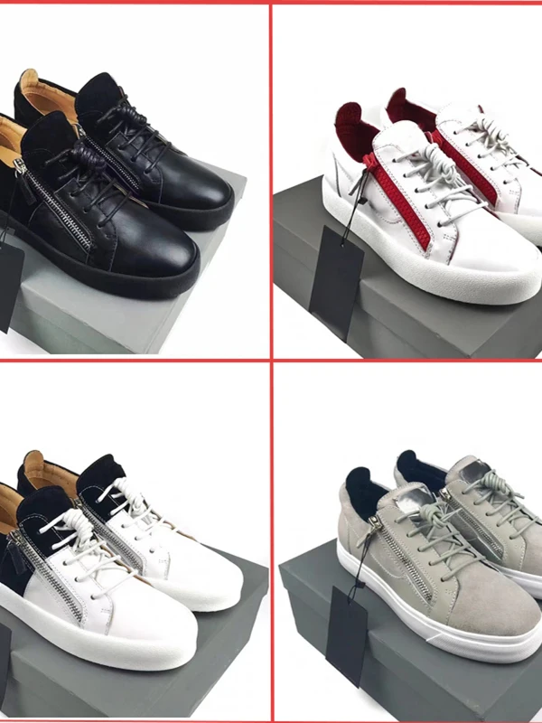 Fashionable Low-Top Unisex Sporty Casual Shoes with Metal Zipper round Toe Thick Bottom Contrast Color Board Shoes for Men An...
Fashionable Low-Top Unisex Sporty Casual Shoes with Metal Zipper round Toe Thick Bottom Contrast Color Board Shoes for Men An...