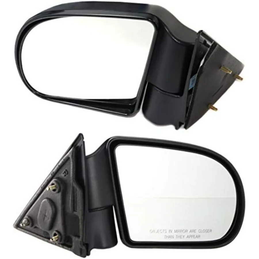 Kool Vue Textured Non-Electric Side Mirrors for Chevrolet S10 GMC Sonoma 1999-2004 Driver Passenger Side Black Durable Replacem
Kool Vue Textured Non-Electric Side Mirrors for Chevrolet S10 GMC Sonoma 1999-2004 Driver Passenger Side Black Durable Replacem