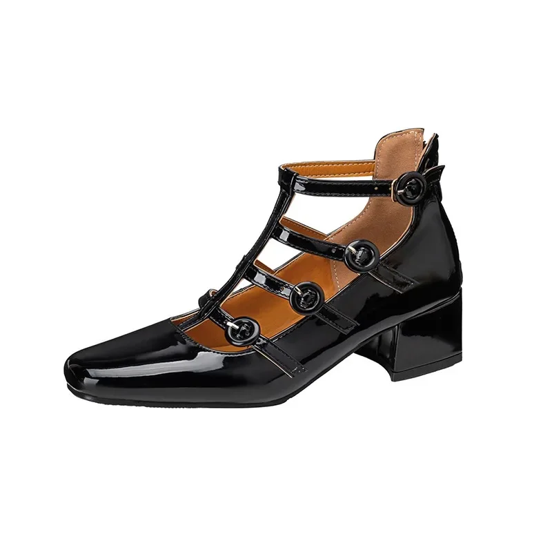 Ladies' party shoes Thick Heel Square toes Fashion trend womens shoes with design party shoes for brides
Ladies' party shoes Thick Heel Square toes Fashion trend womens shoes with design party shoes for brides