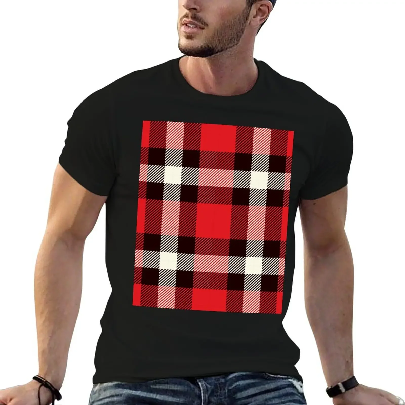 Classic Red and Black Tartan Design T-Shirt plus size clothes cute clothes men t shirts high quality
Classic Red and Black Tartan Design T-Shirt plus size clothes cute clothes men t shirts high quality