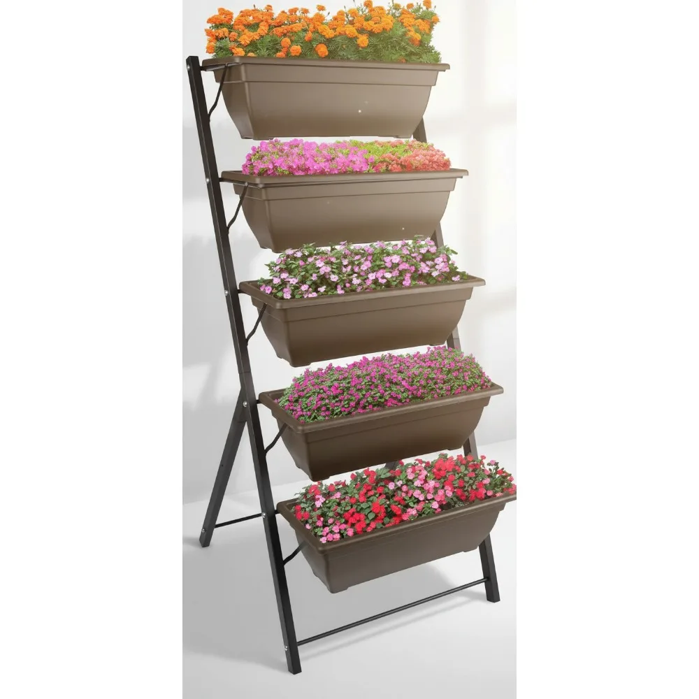 5-Tier Vertical Garden Planter - Raised Bed for Outdoor Plants, Herbs & Vegetables - Space-Saving Design
5-Tier Vertical Garden Planter - Raised Bed for Outdoor Plants, Herbs & Vegetables - Space-Saving Design