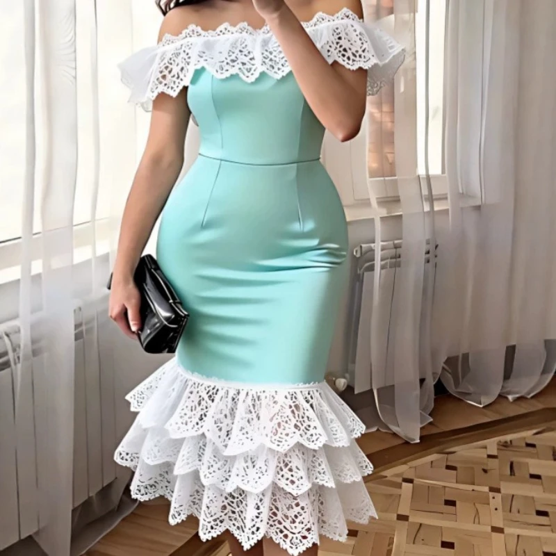 Long Dress Women Dresses Off Shoulder Sexy Vestidos Y2k Streetwear Sleeveless Lace Hip Wrap Elegant Splice Party Night 2026
Long Dress Women Dresses Off Shoulder Sexy Vestidos Y2k Streetwear Sleeveless Lace Hip Wrap Elegant Splice Party Night 2026