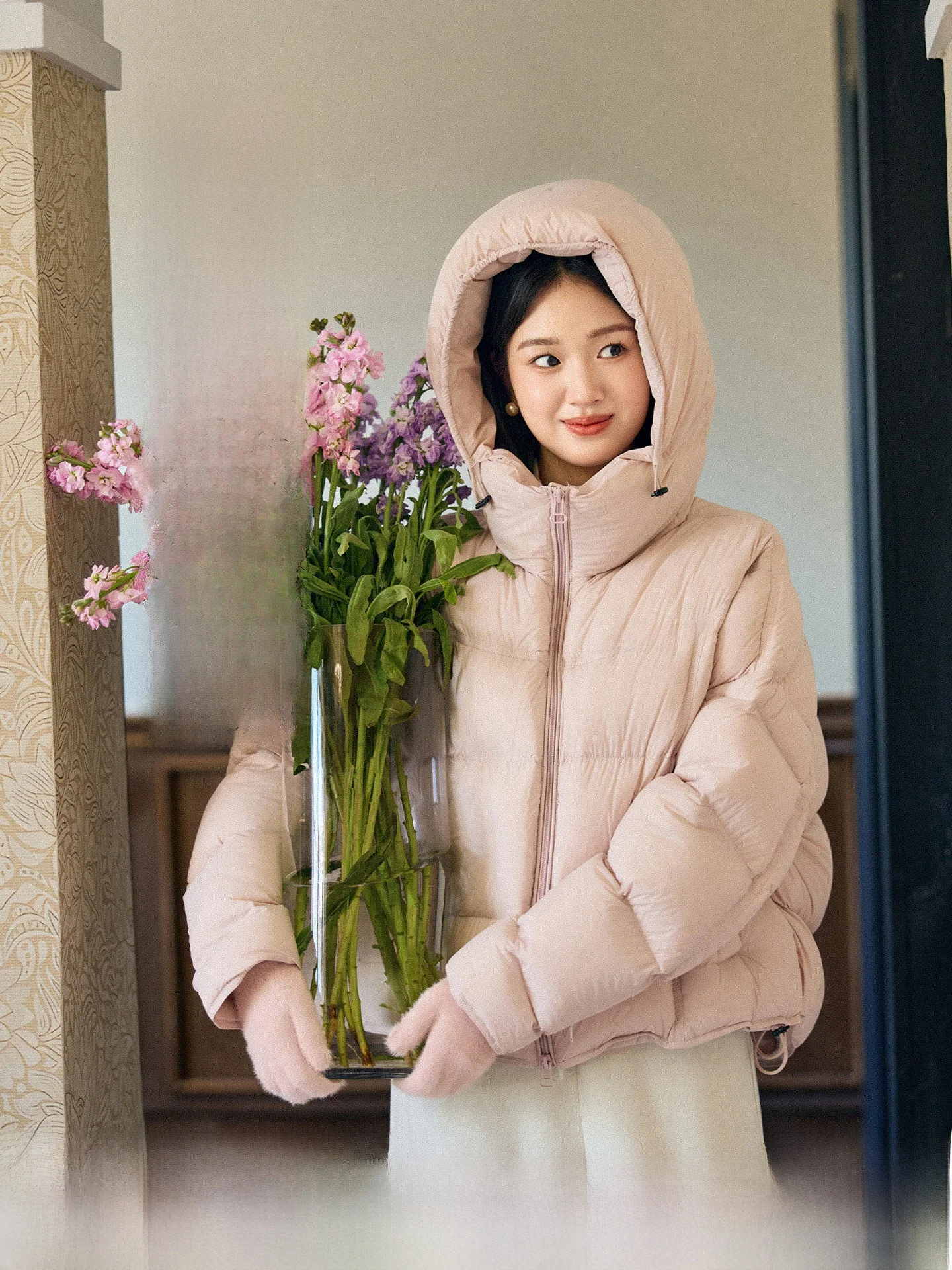 Pink Du down Jaet Women's ort Bread Sle Windproof Warm Outerwear Traceable 95 White Du down Padded Coat High Waist
Pink Du down Jaet Women's ort Bread Sle Windproof Warm Outerwear Traceable 95 White Du down Padded Coat High Waist