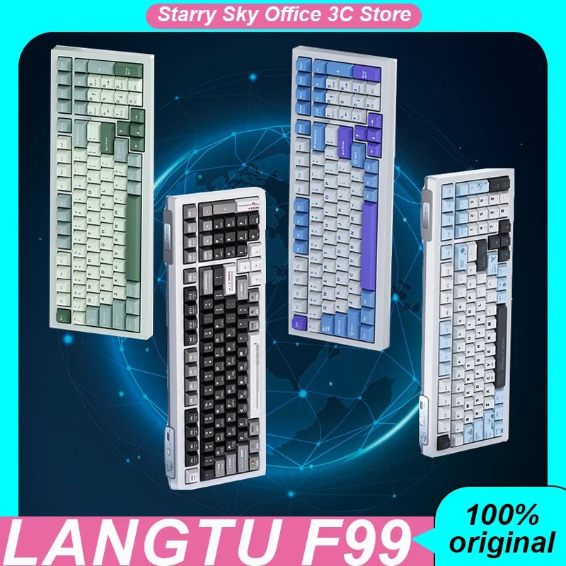 Langtu F99 Mechanical Keyboard Wireless Bluetooth Tri-Mode 8000mah Long Battery Life Hot Plug Rgb Customized Gaming Keyboard
Langtu F99 Mechanical Keyboard Wireless Bluetooth Tri-Mode 8000mah Long Battery Life Hot Plug Rgb Customized Gaming Keyboard