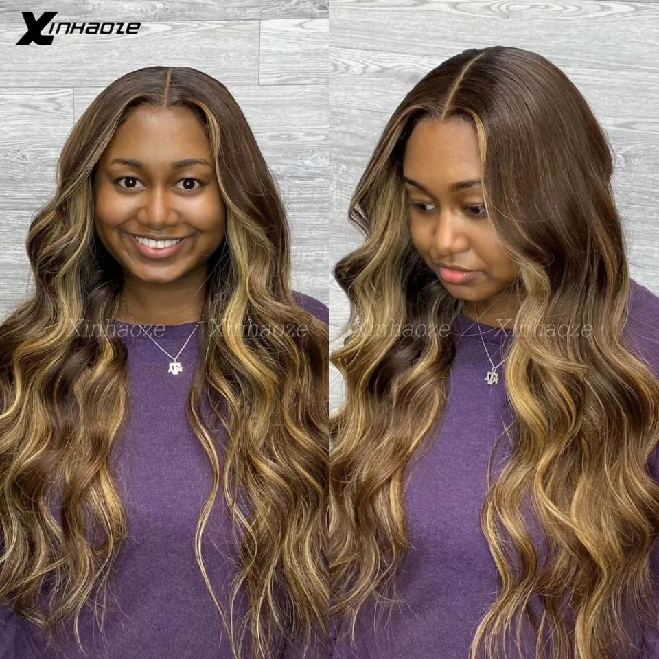 Highlight Wig Human Hair Wave Silk Top Lace Frontal Wigs Colored 13x4 Lace Frontal Wig P4/27 Ombre Honey Blond Human Hair Wigs
Highlight Wig Human Hair Wave Silk Top Lace Frontal Wigs Colored 13x4 Lace Frontal Wig P4/27 Ombre Honey Blond Human Hair Wigs