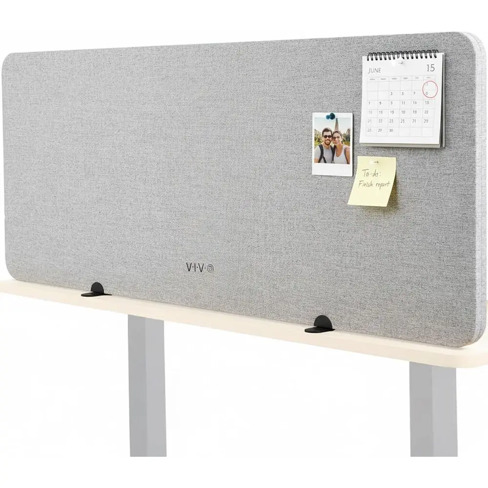 59 x 24 Acoustic Privacy Panel, Sound Absorbing Desk Divider
59 x 24 Acoustic Privacy Panel, Sound Absorbing Desk Divider