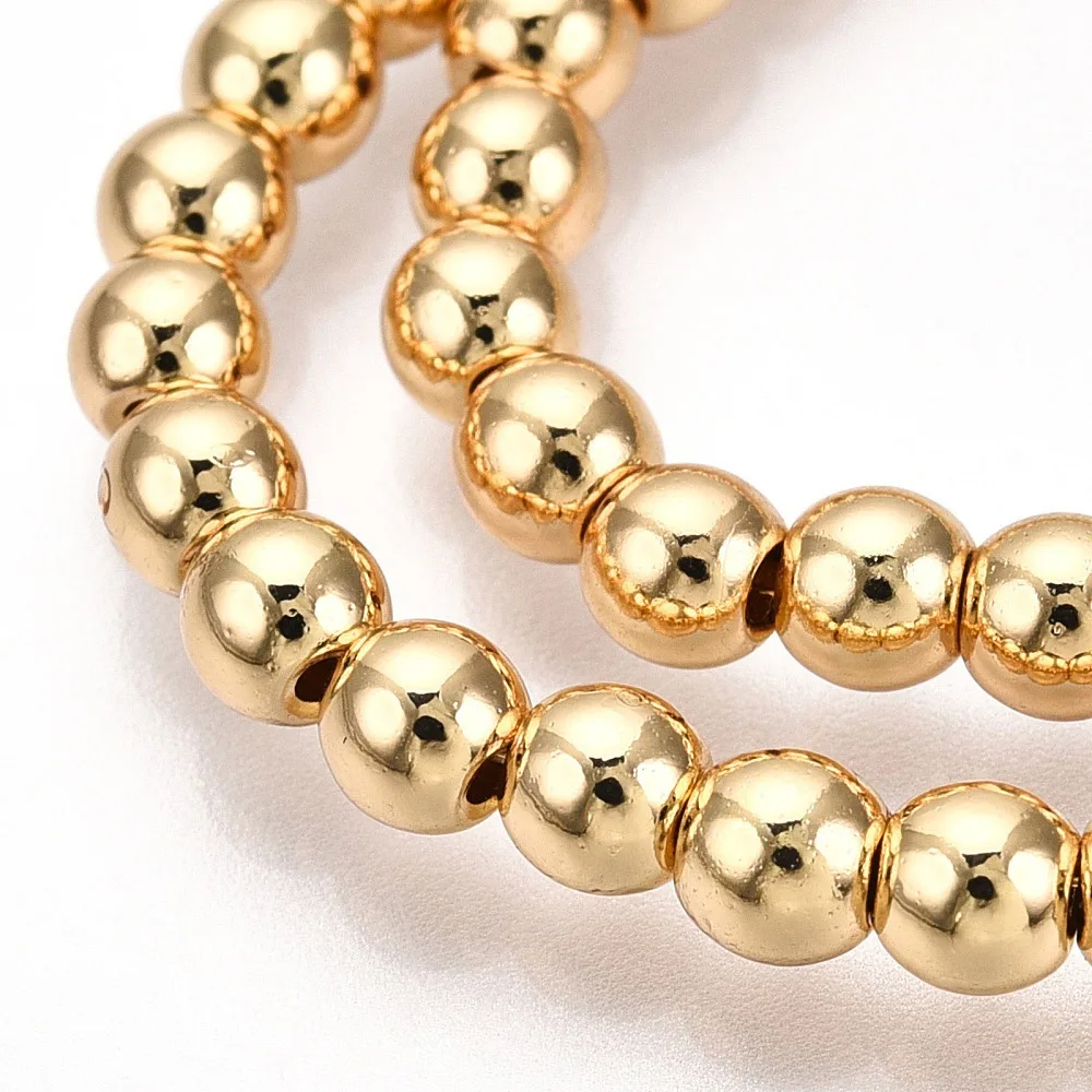 10strands Electroplate Non Bead Strands Round Light 4mm Hole: 1mm about 92~95pcs/strand 15.7 inch
10strands Electroplate Non Bead Strands Round Light 4mm Hole: 1mm about 92~95pcs/strand 15.7 inch