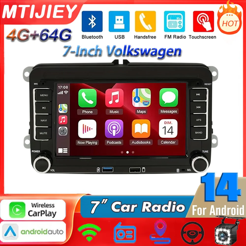 7 "Android14 HD автомобильный MP5-плеер FM BT RDS радио Mirrorlink USB зарядка Беспроводная Android АВТО/Carplay для VW
7 "Android14 HD автомобильный MP5-плеер FM BT RDS радио Mirrorlink USB зарядка Беспроводная Android АВТО/Carplay для VW