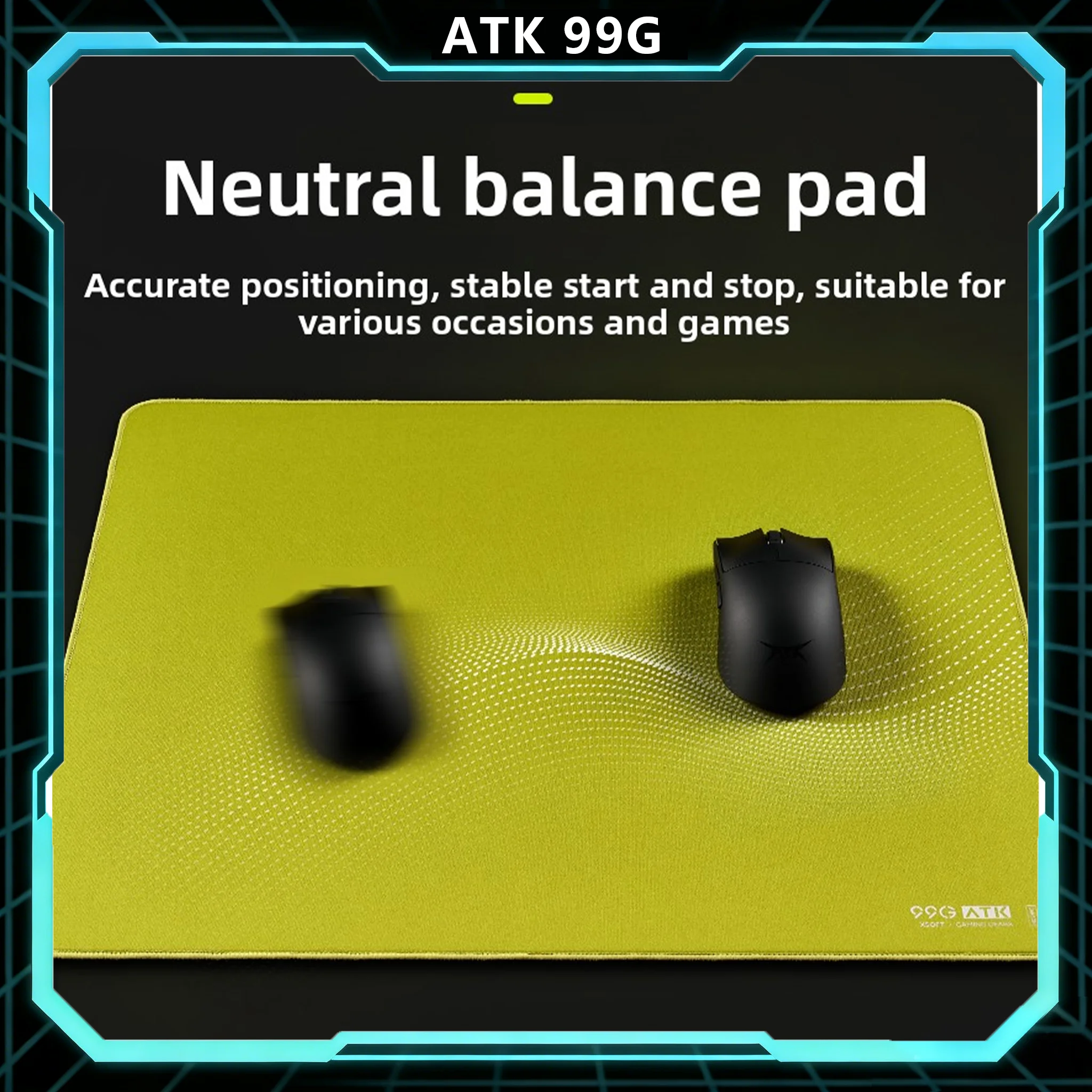 ATK 99G Gaming Mouse Pad Large Extended Desk Mat Balanced Speed Control Surface Non-Slip Rubber For FPS Valorant CS2 PC Laptop
ATK 99G Gaming Mouse Pad Large Extended Desk Mat Balanced Speed Control Surface Non-Slip Rubber For FPS Valorant CS2 PC Laptop