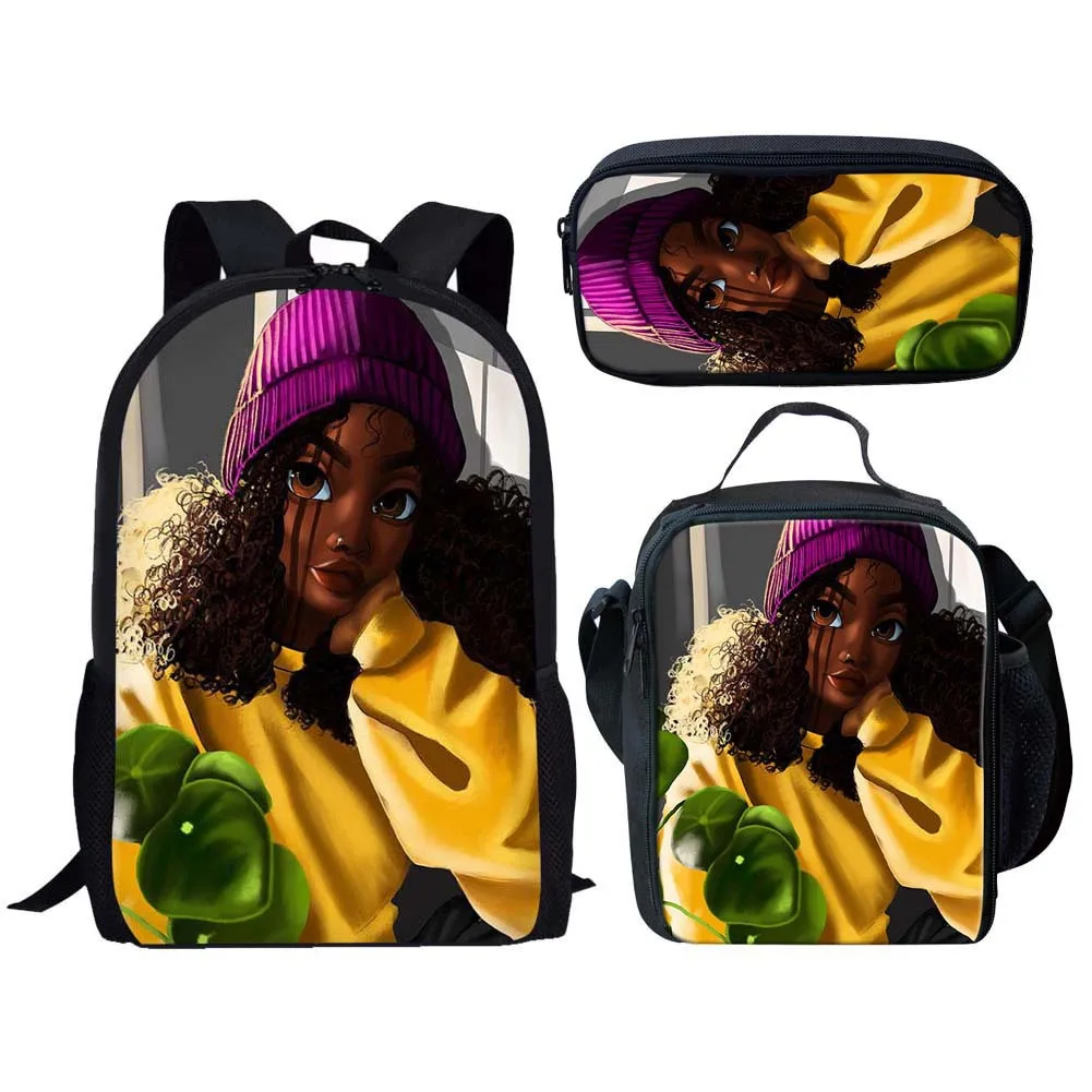 Harajuku Youthful Luxury black African Girls 3D Print 3pcs/Set Student Travel bags Laptop Daypack Backpack Lunch Bag Pencil Case
Harajuku Youthful Luxury black African Girls 3D Print 3pcs/Set Student Travel bags Laptop Daypack Backpack Lunch Bag Pencil Case
