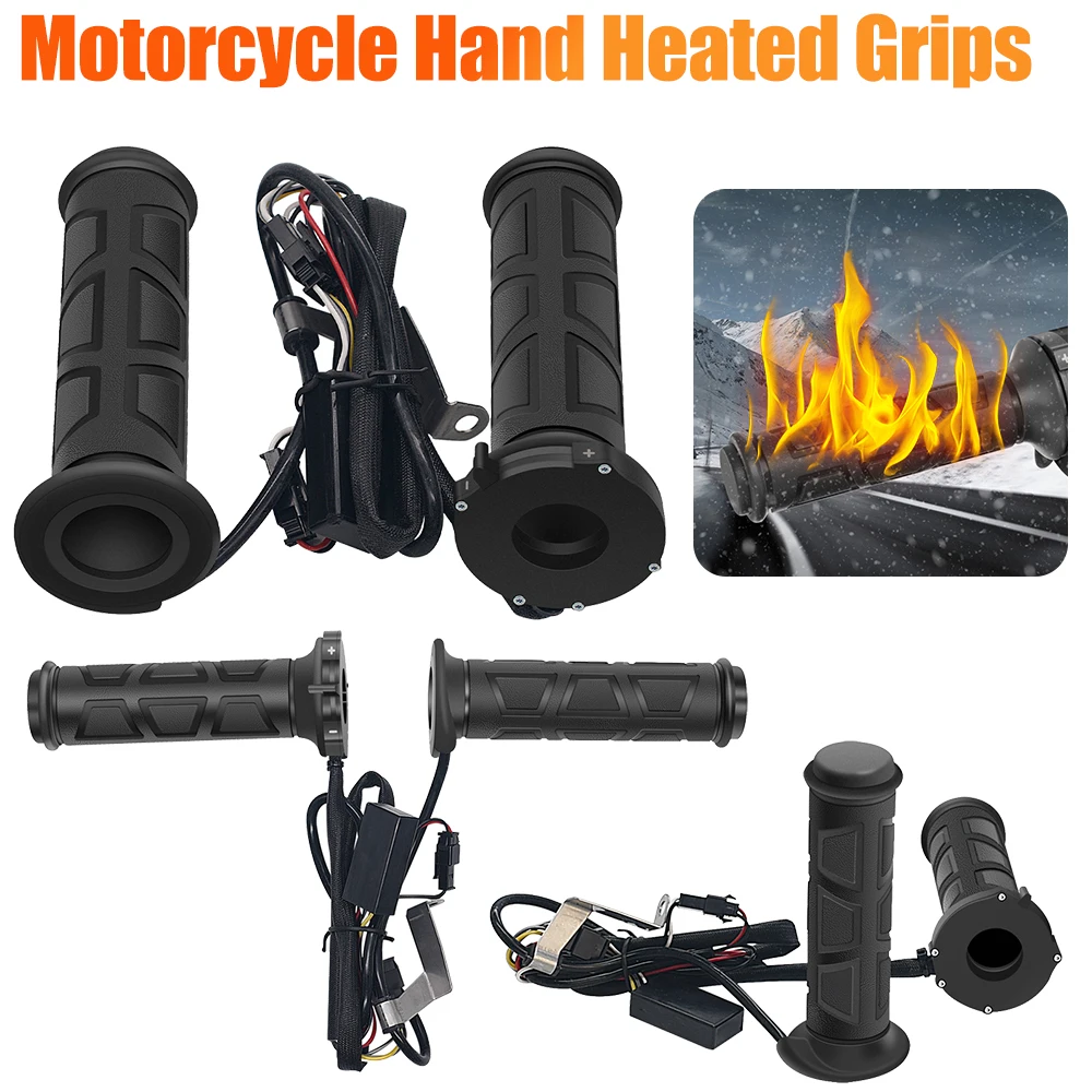22mm Adjustable Hot Grip Handle 3 Gear Motorcycle Heating Handlebar Temperature Regulation Electric Hot Heated Grip Waterproof
22mm Adjustable Hot Grip Handle 3 Gear Motorcycle Heating Handlebar Temperature Regulation Electric Hot Heated Grip Waterproof