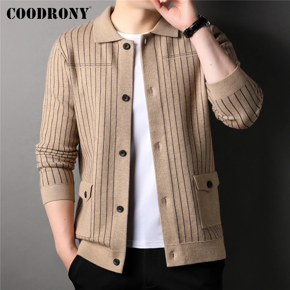 COODRONY Brand Men's Winter Sweater Thick Warm Cardigan Men Clothing New Arrival Fashion Streetwear Striped Knitted Coats Z2011
COODRONY Brand Men's Winter Sweater Thick Warm Cardigan Men Clothing New Arrival Fashion Streetwear Striped Knitted Coats Z2011