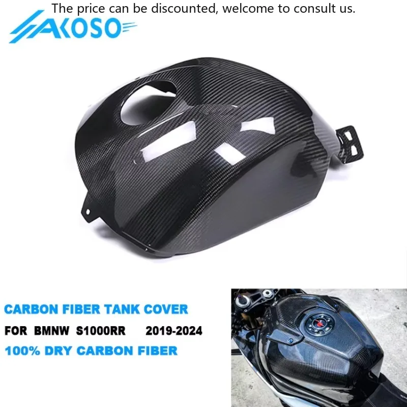 AKOSO 100% 3K Pre-Preg Motorcycle Carbon Fiber Full Fuel Tank Cover Protector For BMW S1000R S1000RR M1000RR 2019-2024
AKOSO 100% 3K Pre-Preg Motorcycle Carbon Fiber Full Fuel Tank Cover Protector For BMW S1000R S1000RR M1000RR 2019-2024