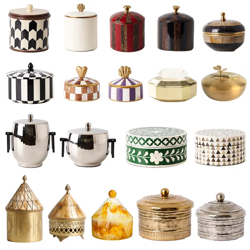 Nordic simple geometric pattern storage tank, jewelry box decorative box ornament
Nordic simple geometric pattern storage tank, jewelry box decorative box ornament