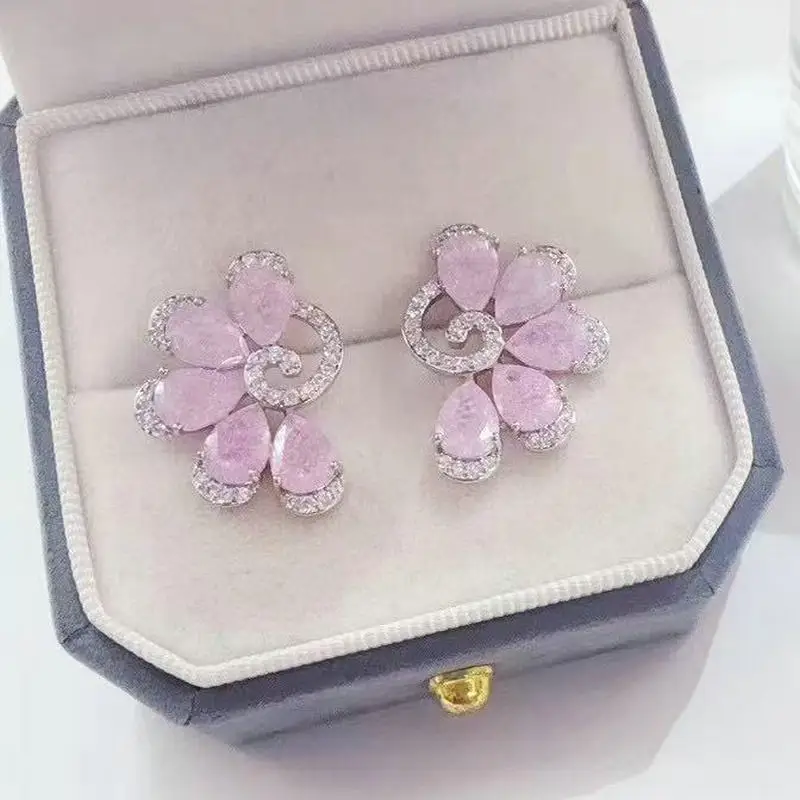 Bilincolor Small Pink Flower Earring for Women
Bilincolor Small Pink Flower Earring for Women