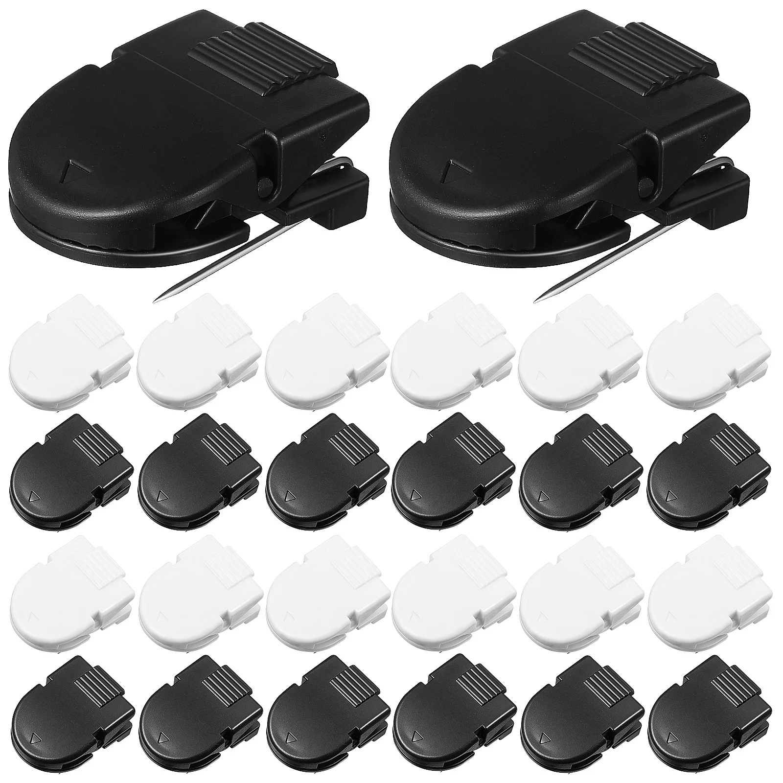 50Pcs Plastic Mini Clips Strong Grip Small Binder Clips for Crafts Paper Photos Notes Hanging Fabric Panels Office Supplies
50Pcs Plastic Mini Clips Strong Grip Small Binder Clips for Crafts Paper Photos Notes Hanging Fabric Panels Office Supplies