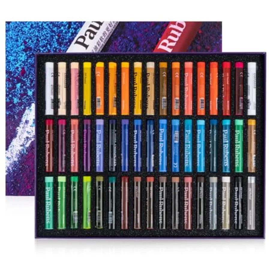 Oil Pastel Set with 51 Sticks Including 49 Vibrant Colors and 2 White Shades Ultra-Soft and Highly Blendable for Sketching Deco
Oil Pastel Set with 51 Sticks Including 49 Vibrant Colors and 2 White Shades Ultra-Soft and Highly Blendable for Sketching Deco