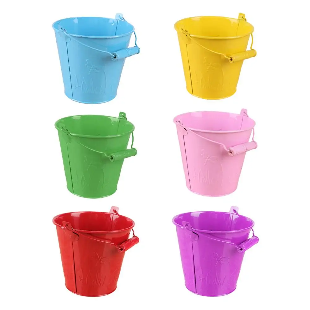 6 Pcs Children's Beach Bucket Mini Toy Sand Galvanized Kid for Tinplate Buckets
6 Pcs Children's Beach Bucket Mini Toy Sand Galvanized Kid for Tinplate Buckets