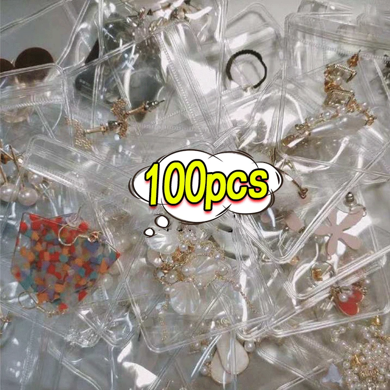 10-100pcs Thicken PVC DIY Jewelry Package Bag Transparent Anti-Oxidation Organizer Display Necklace Storage Self Sealing Pouches
10-100pcs Thicken PVC DIY Jewelry Package Bag Transparent Anti-Oxidation Organizer Display Necklace Storage Self Sealing Pouches