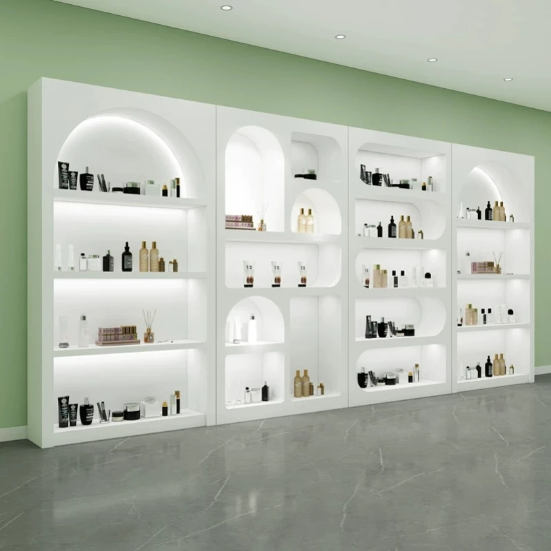 Nordic High-end Beauty Salon Cosmetic Display Cabinet Modern Bag Figure Display Cabinets Commercial Furniture أثاث مكتبات FYMC
Nordic High-end Beauty Salon Cosmetic Display Cabinet Modern Bag Figure Display Cabinets Commercial Furniture أثاث مكتبات FYMC