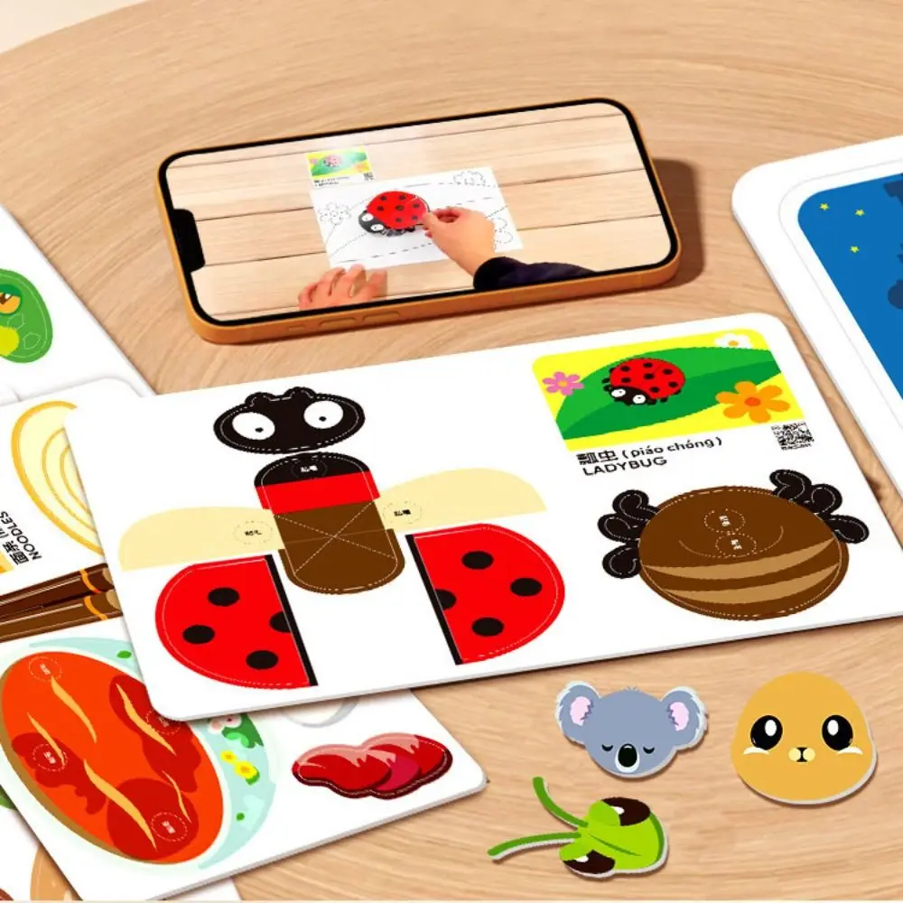 Paper 3D Geometric Sticker Books Handmade Educational Toys DIY Paste Material Kit Car Cartoon Animals Sticker Book Kids
Paper 3D Geometric Sticker Books Handmade Educational Toys DIY Paste Material Kit Car Cartoon Animals Sticker Book Kids