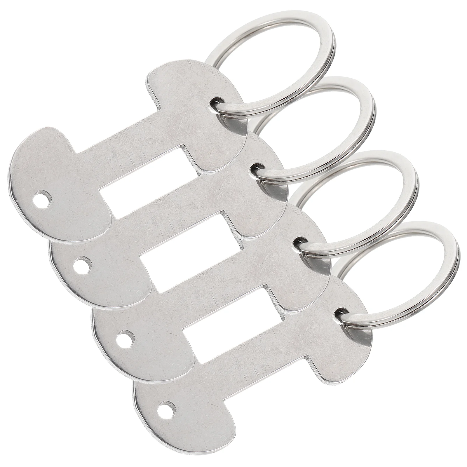 4 Pcs Zinc Alloy Cart Token Key Buckle Trolley Tokens Universal Shopping Removable Craftsmanship Non Fading Simple
4 Pcs Zinc Alloy Cart Token Key Buckle Trolley Tokens Universal Shopping Removable Craftsmanship Non Fading Simple