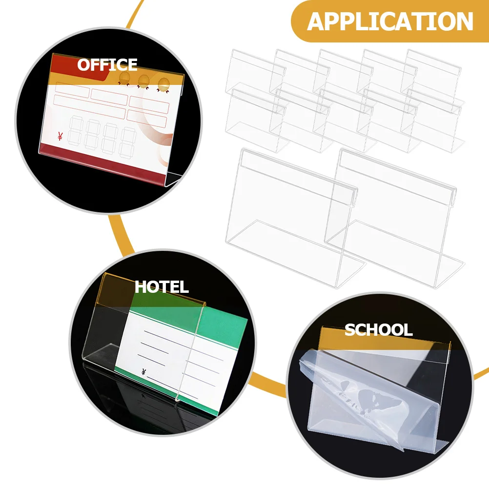 20Pcs Clear Acrylic Name Card Holder Scratch Resistant Wedding Table Number Sign Stand Party Event Display Board
20Pcs Clear Acrylic Name Card Holder Scratch Resistant Wedding Table Number Sign Stand Party Event Display Board