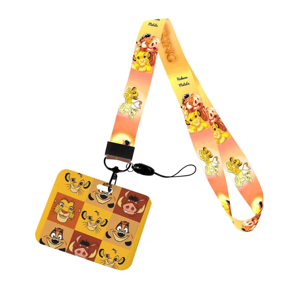 Disney The Lion King Simba ID Horizontal Credit Card Cover Lanyard Bus Card Holder Charm Badge Holder Neck Straps Keychains
Disney The Lion King Simba ID Horizontal Credit Card Cover Lanyard Bus Card Holder Charm Badge Holder Neck Straps Keychains