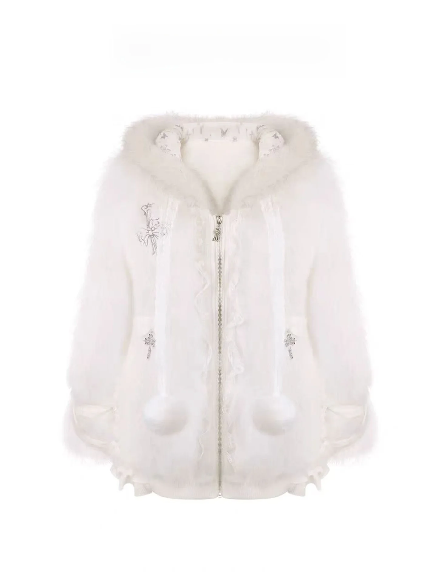 Y2K Plu Ear с капюшоном, женская зимняя теплая милая пушистая верхняя одежда с внутренней подкладкой, модная длинная молния для поездок на работу
Y2K Plu Ear с капюшоном, женская зимняя теплая милая пушистая верхняя одежда с внутренней подкладкой, модная длинная молния для поездок на работу