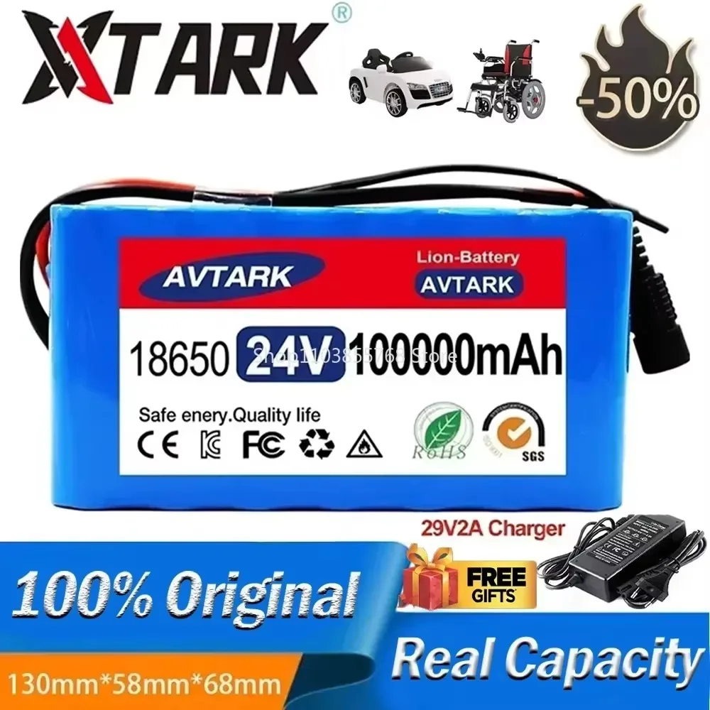 NEW 7s3p 24V 100Ah 18650 Efficient stable Lithium Battery Li-ion Battery pack and US/EU 2A Charger Battery Pack for Bicycle
NEW 7s3p 24V 100Ah 18650 Efficient stable Lithium Battery Li-ion Battery pack and US/EU 2A Charger Battery Pack for Bicycle