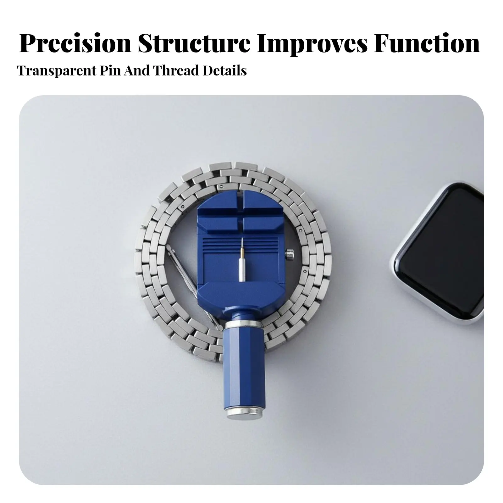 Watch Pin Removal Tool Portable Watch Pin Remover Strap Adjustment Tool Easy to Use for DIYers, Home Repair
Watch Pin Removal Tool Portable Watch Pin Remover Strap Adjustment Tool Easy to Use for DIYers, Home Repair