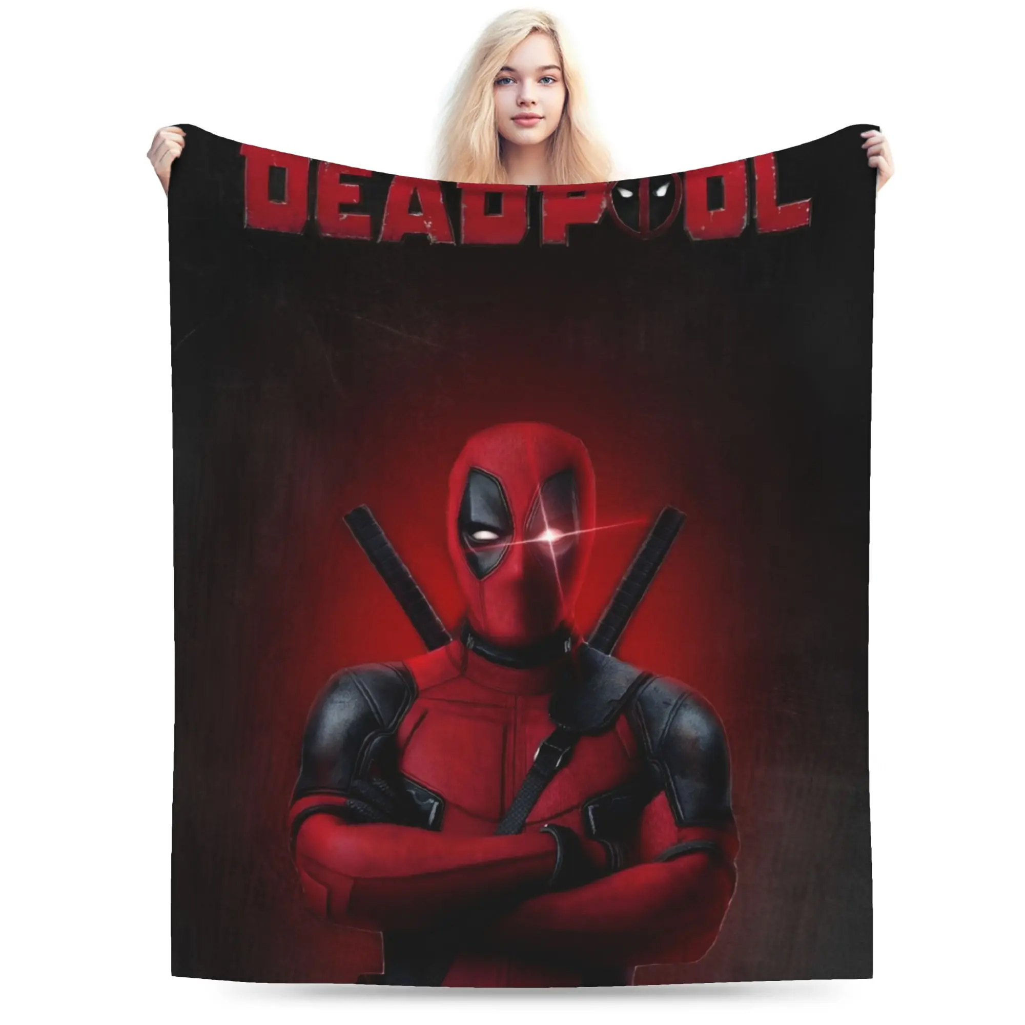 New Deadpool Superhero Comics Blanket Soft Fleece Comfortable Throw Blankets Machine Washable
New Deadpool Superhero Comics Blanket Soft Fleece Comfortable Throw Blankets Machine Washable