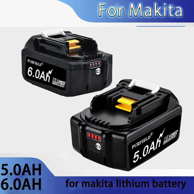 2025 Upgraded for Makita 18V 5.0/6.0Ah Battery BL1830 BL1830B BL1840 BL1850 BL1850B BL1860B BL1815 Replacement Lithium Battery
2025 Upgraded for Makita 18V 5.0/6.0Ah Battery BL1830 BL1830B BL1840 BL1850 BL1850B BL1860B BL1815 Replacement Lithium Battery