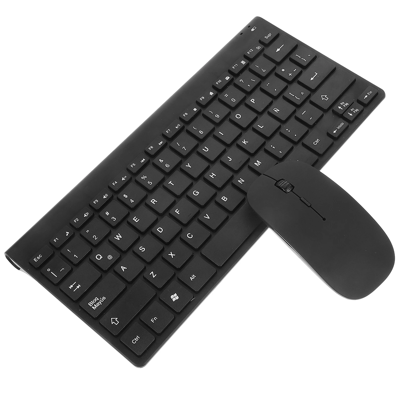 Wireless Keyboard Mouse Black for Laptop Computer Pad Office Accessories Latin Layout Durable Reliable Gaming Simple
Wireless Keyboard Mouse Black for Laptop Computer Pad Office Accessories Latin Layout Durable Reliable Gaming Simple