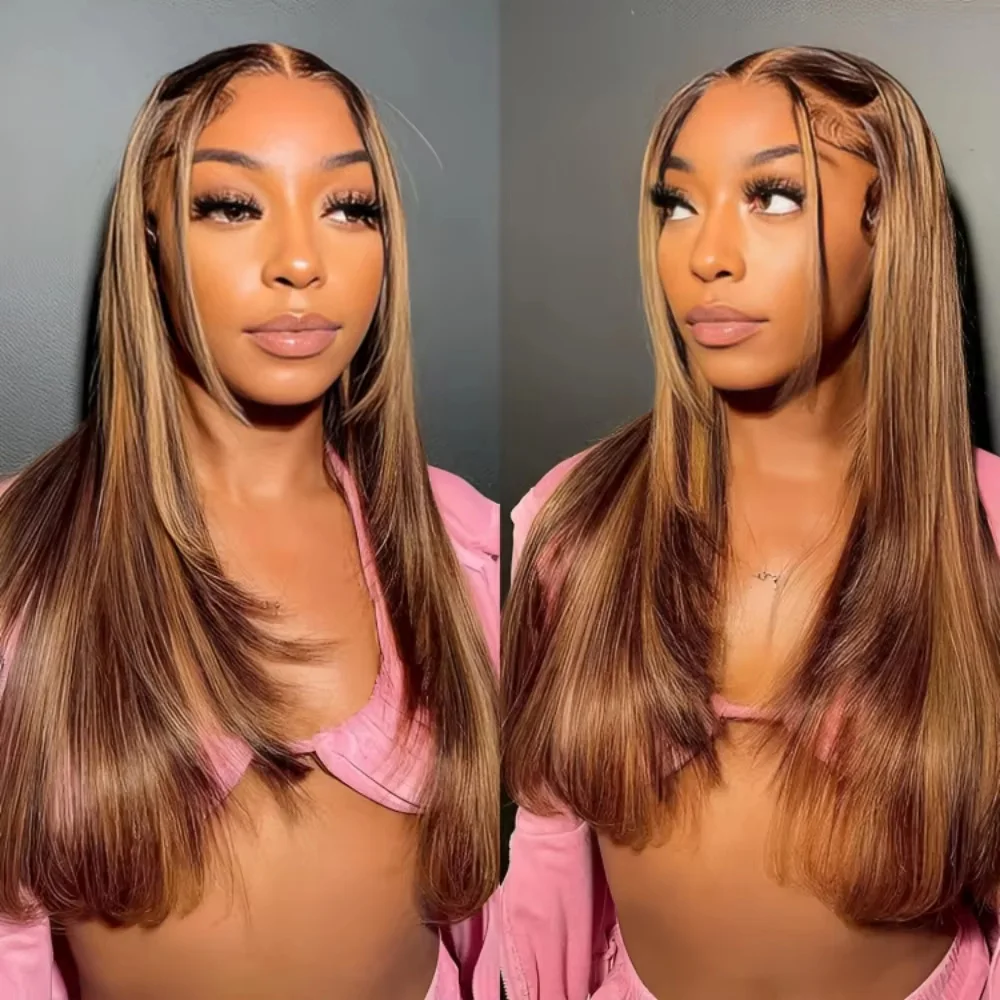 200% Density 40 46 Inch 427 Highlight 13x4 Lace Front Bone Straight Human Hair Wig Brazilian Pre Plucked Colored 13x6 HD Transparent Lace Frontal Wigs For Women
200% Density 40 46 Inch 427 Highlight 13x4 Lace Front Bone Straight Human Hair Wig Brazilian Pre Plucked Colored 13x6 HD Transparent Lace Frontal Wigs For Women