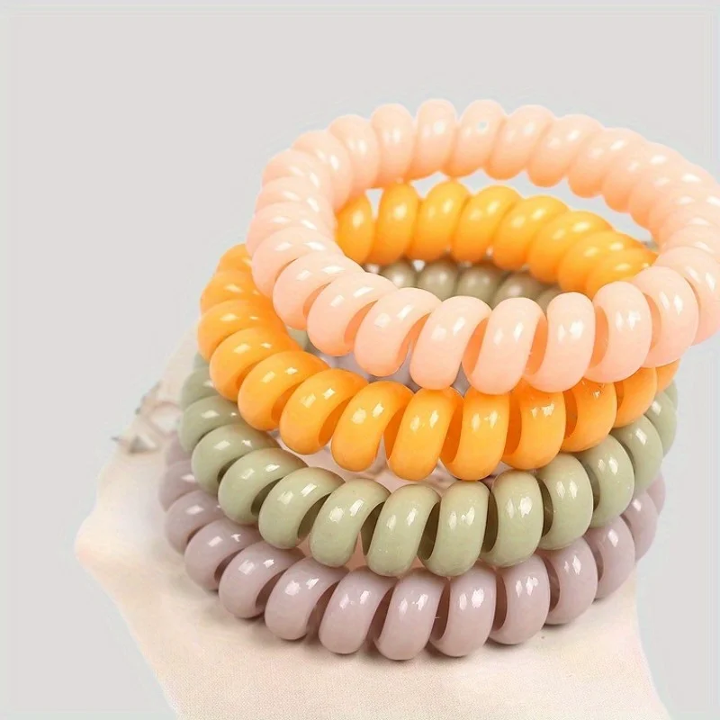 6 Pcs Large Coil Hair Ties Set for Women High Elasticity No Damage Sweet Simple Ponytail Holders Gift Set for Girls
6 Pcs Large Coil Hair Ties Set for Women High Elasticity No Damage Sweet Simple Ponytail Holders Gift Set for Girls