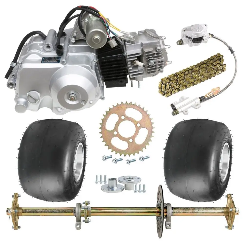 TDPRO Go-Kart 32'' axle+5'' Slick Tire Rim 125cc semi-Auto Engine Motor Brake kit
TDPRO Go-Kart 32'' axle+5'' Slick Tire Rim 125cc semi-Auto Engine Motor Brake kit