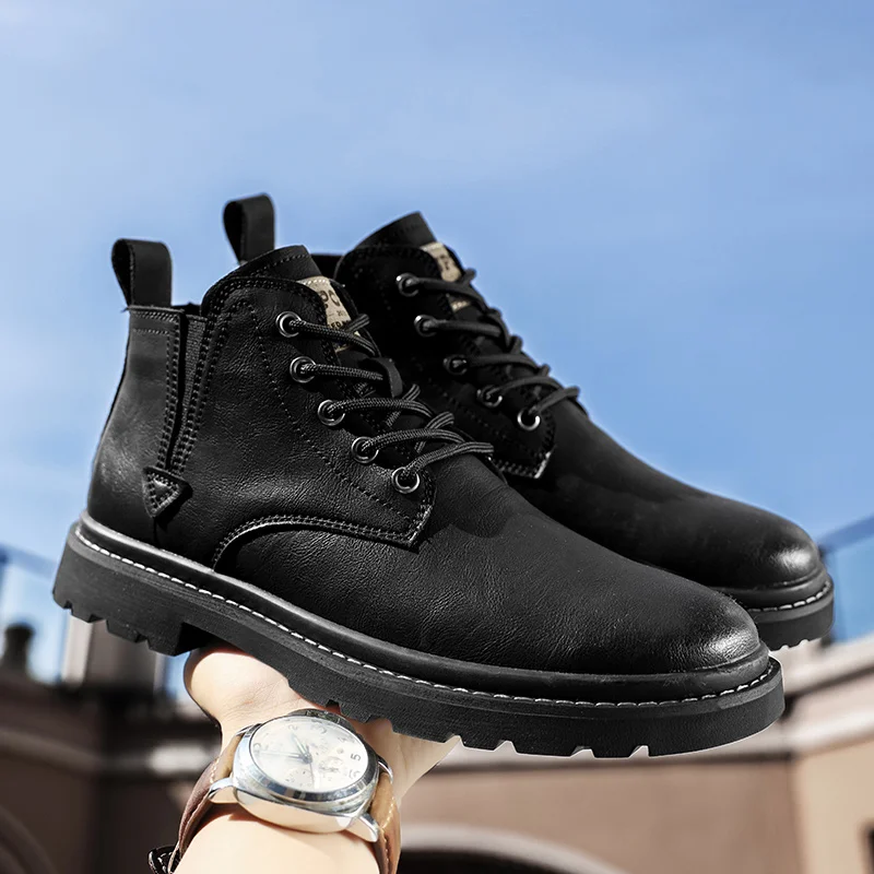 Men's Chukka Boots Waterproof Leather Casual Lace Up Ankle Oxford Boots Daily Dress Shoes For Men
Men's Chukka Boots Waterproof Leather Casual Lace Up Ankle Oxford Boots Daily Dress Shoes For Men