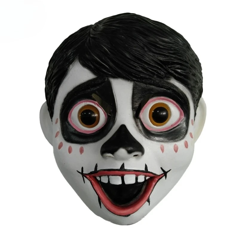 Pixar Movie Coco Miguel Cosplay Full Head Fancy Ball Helmet Costume Props Latex Mask Halloween Birthday Party Accessories
Pixar Movie Coco Miguel Cosplay Full Head Fancy Ball Helmet Costume Props Latex Mask Halloween Birthday Party Accessories