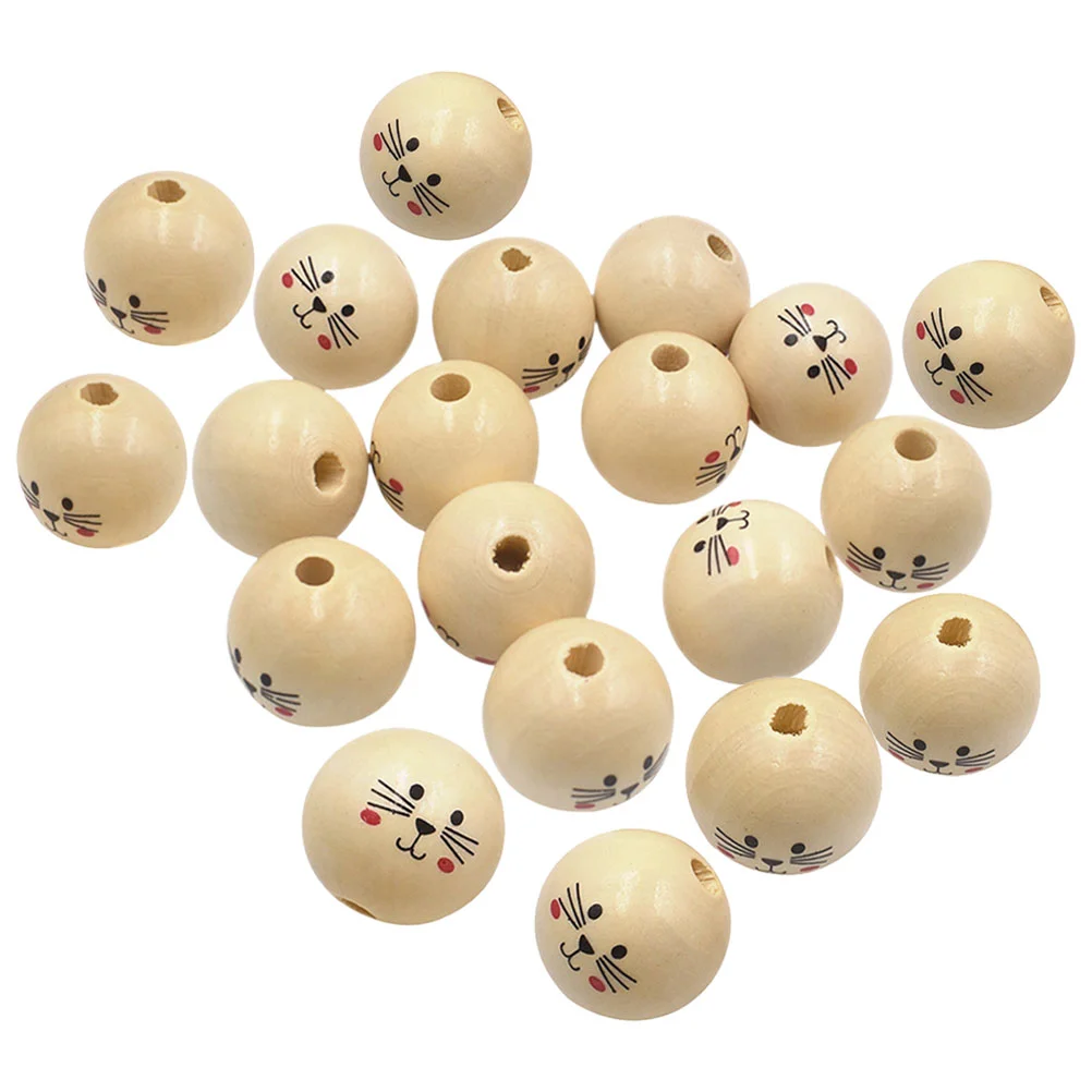 Cat Wooden Beads with Holes Wreath Craft Round for Crafts Large Bracelets Making Garlands
Cat Wooden Beads with Holes Wreath Craft Round for Crafts Large Bracelets Making Garlands