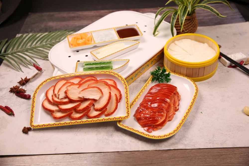 Simulation roast fake food sample roast duck shop display mold resin roast duck set
Simulation roast fake food sample roast duck shop display mold resin roast duck set